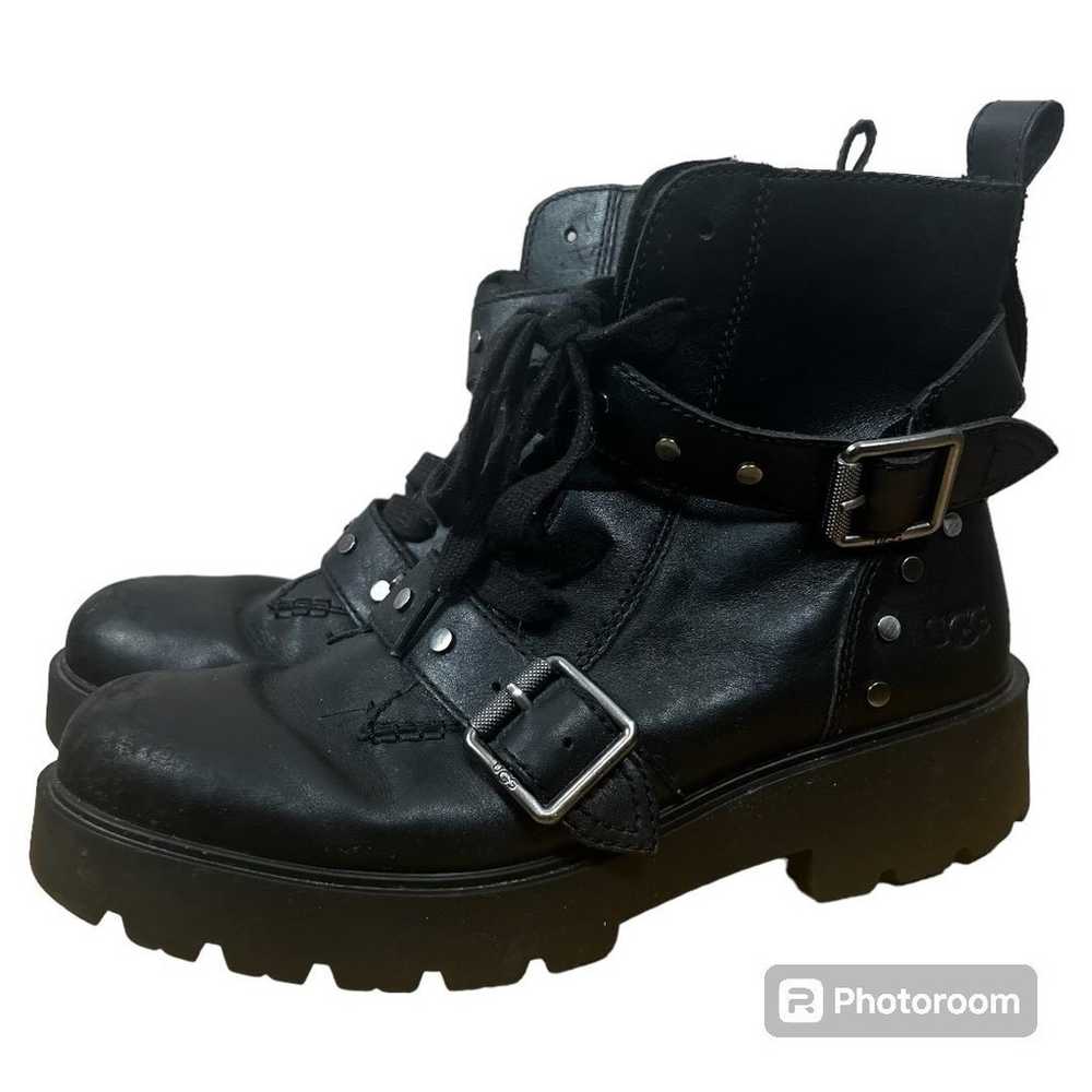 Ugg Zorrah Studded Leather Combat Boot - image 1