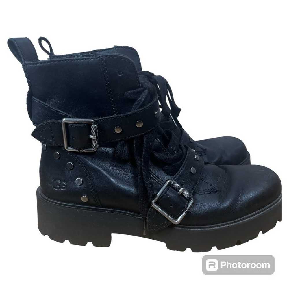 Ugg Zorrah Studded Leather Combat Boot - image 3