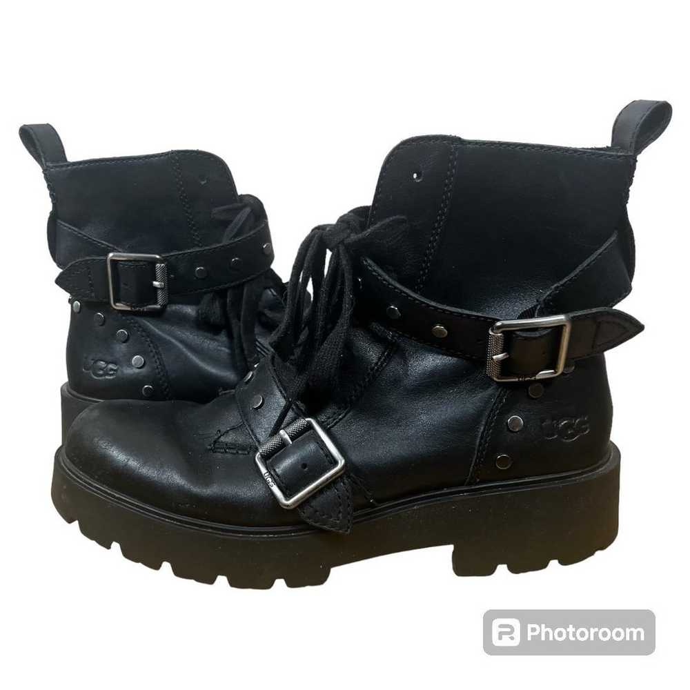 Ugg Zorrah Studded Leather Combat Boot - image 6