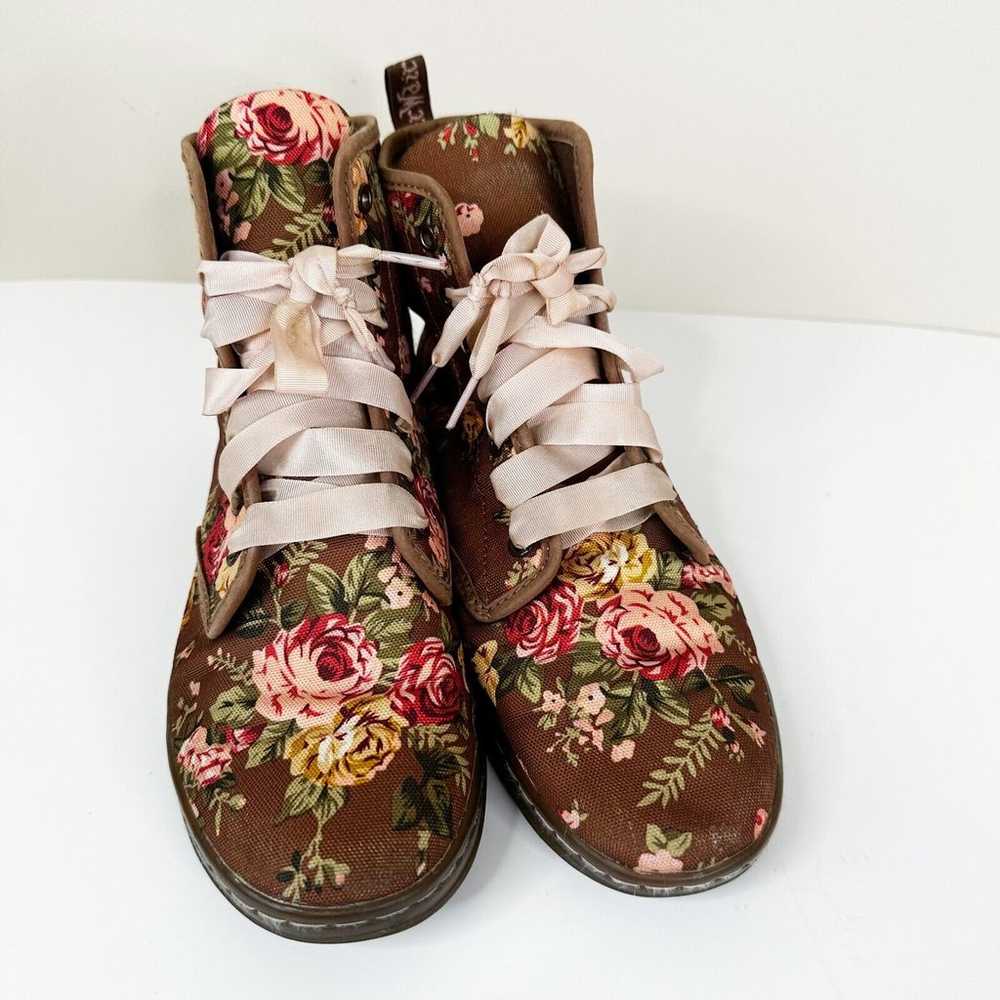 Dr Martens Lace Up Boots Womens 9 Shoreditch Brow… - image 3