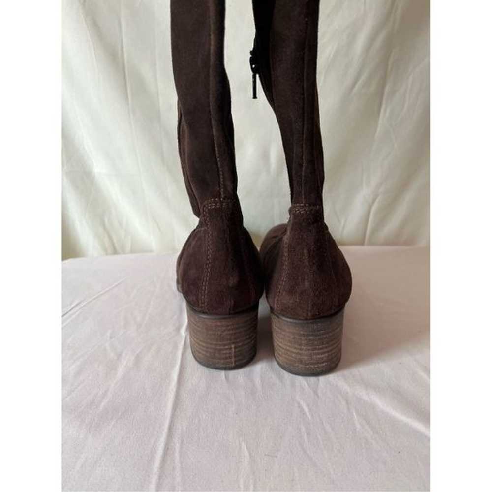 Italian Suede Leather Over Knee High Boots Short … - image 6