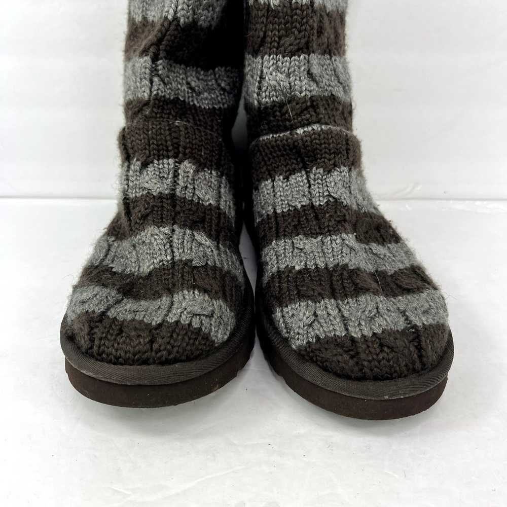 Ugg Women's Classic Tall Stripe Cable Knit Sheeps… - image 3