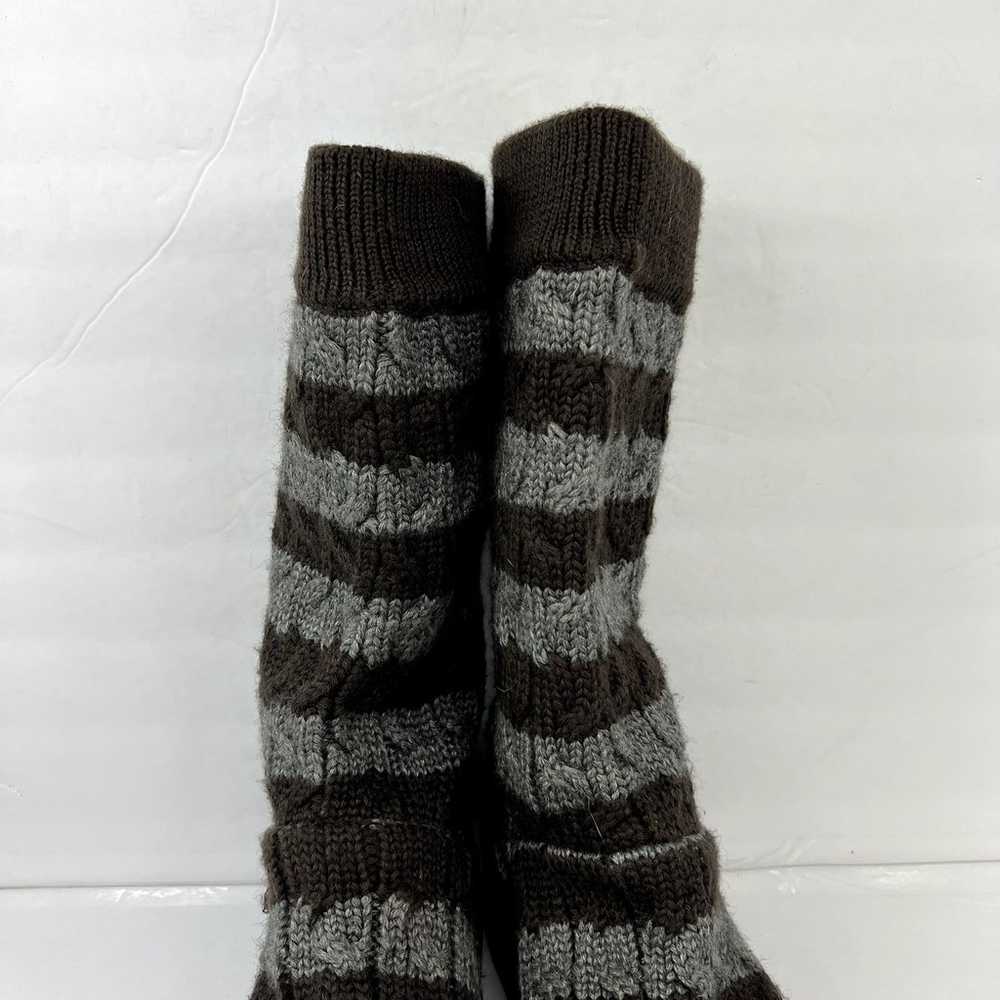 Ugg Women's Classic Tall Stripe Cable Knit Sheeps… - image 4