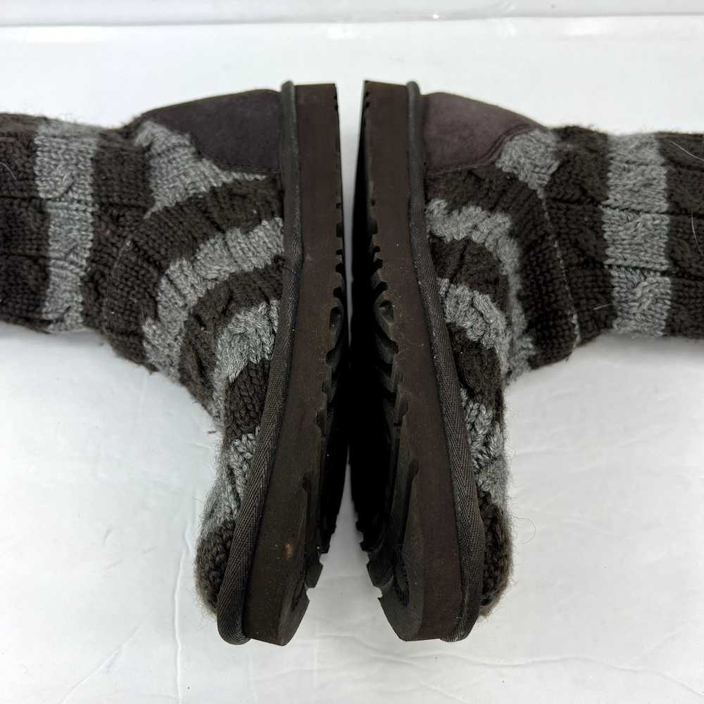 Ugg Women's Classic Tall Stripe Cable Knit Sheeps… - image 7