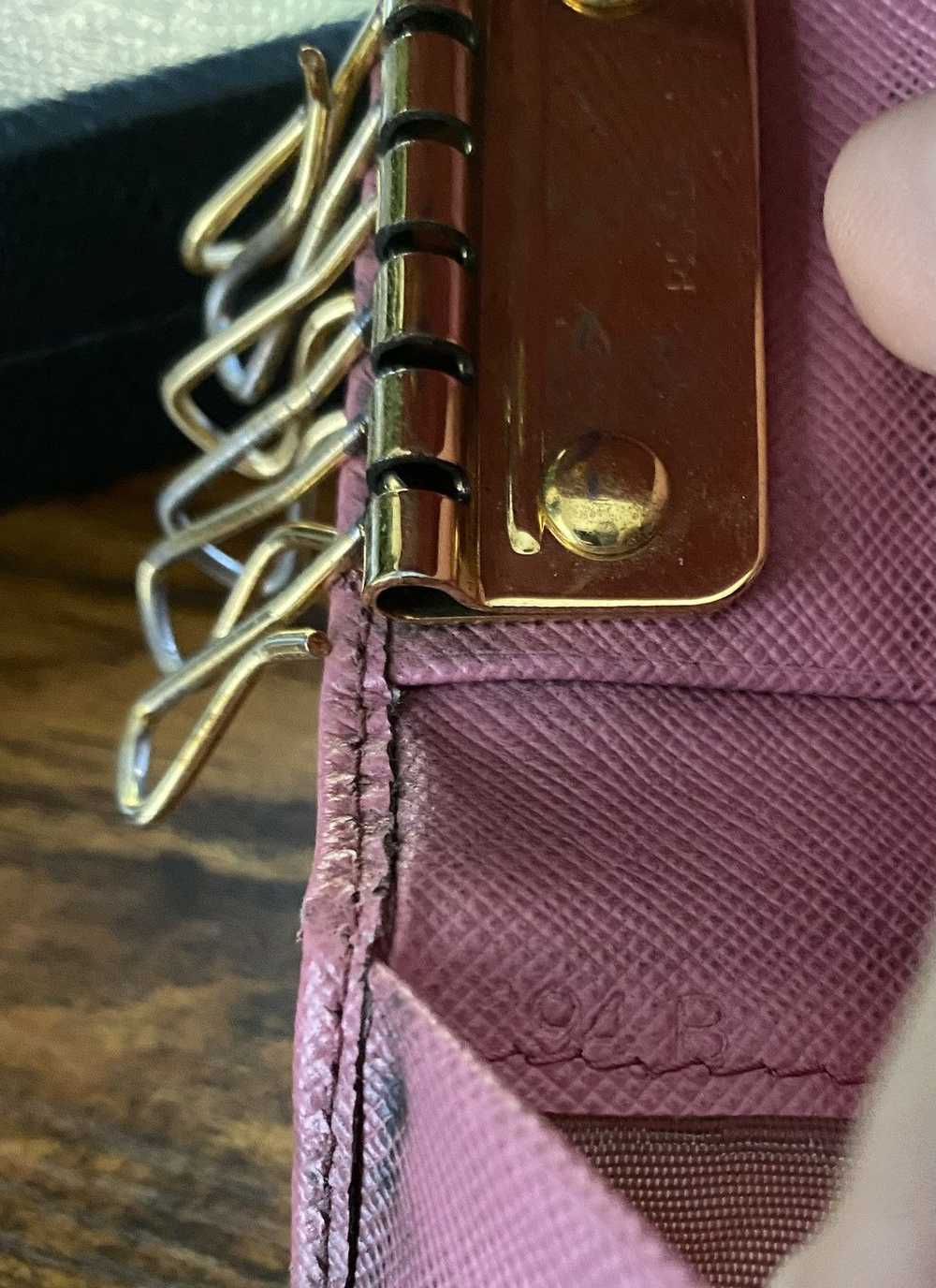 Prada Prada Saffiano metal leather key holder - image 8