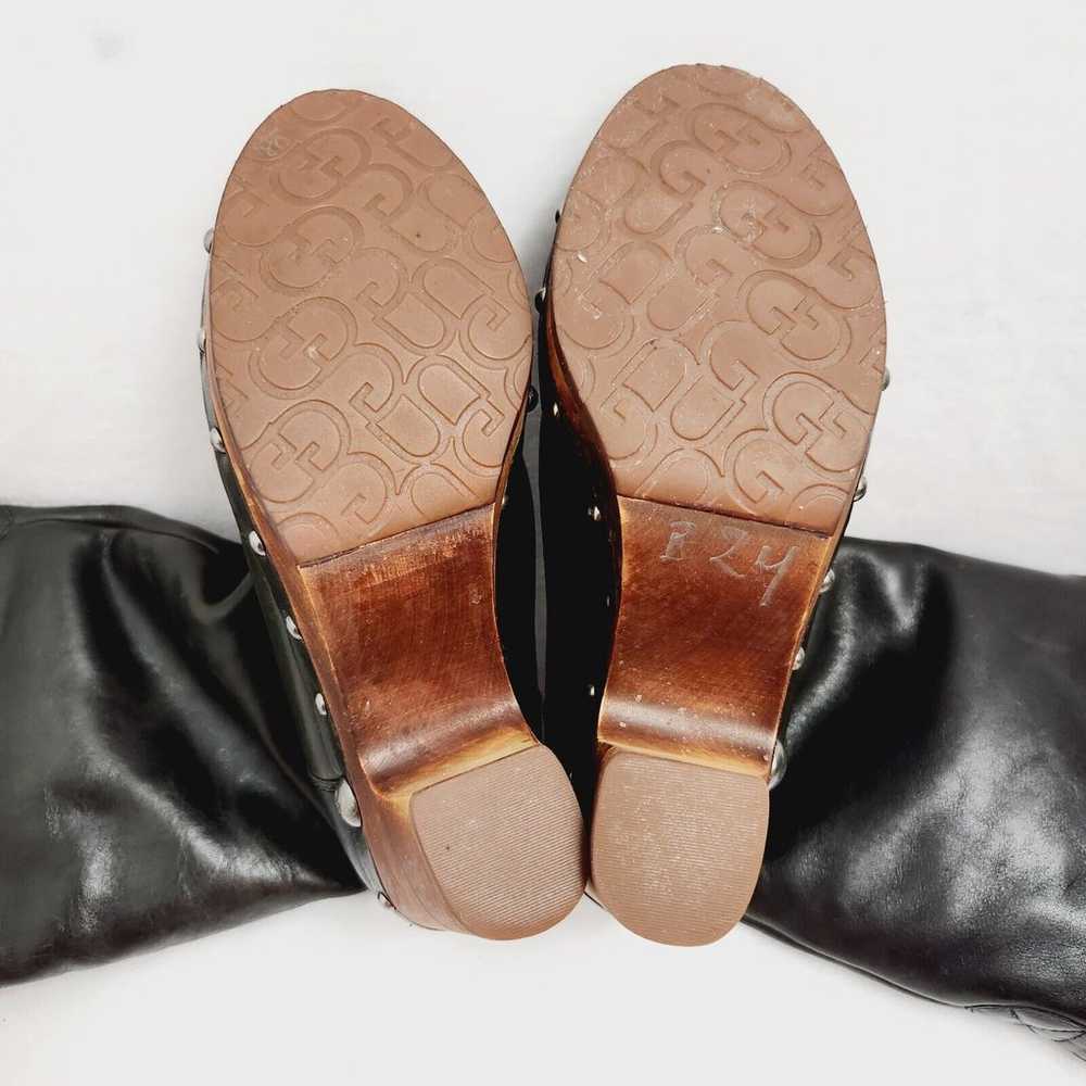 Ugg Australia Savanna Black Leather Studded Knee … - image 4