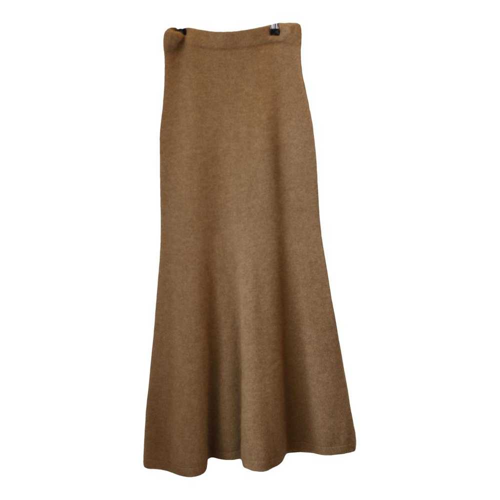 Non Signé / Unsigned Cashmere maxi skirt - image 1