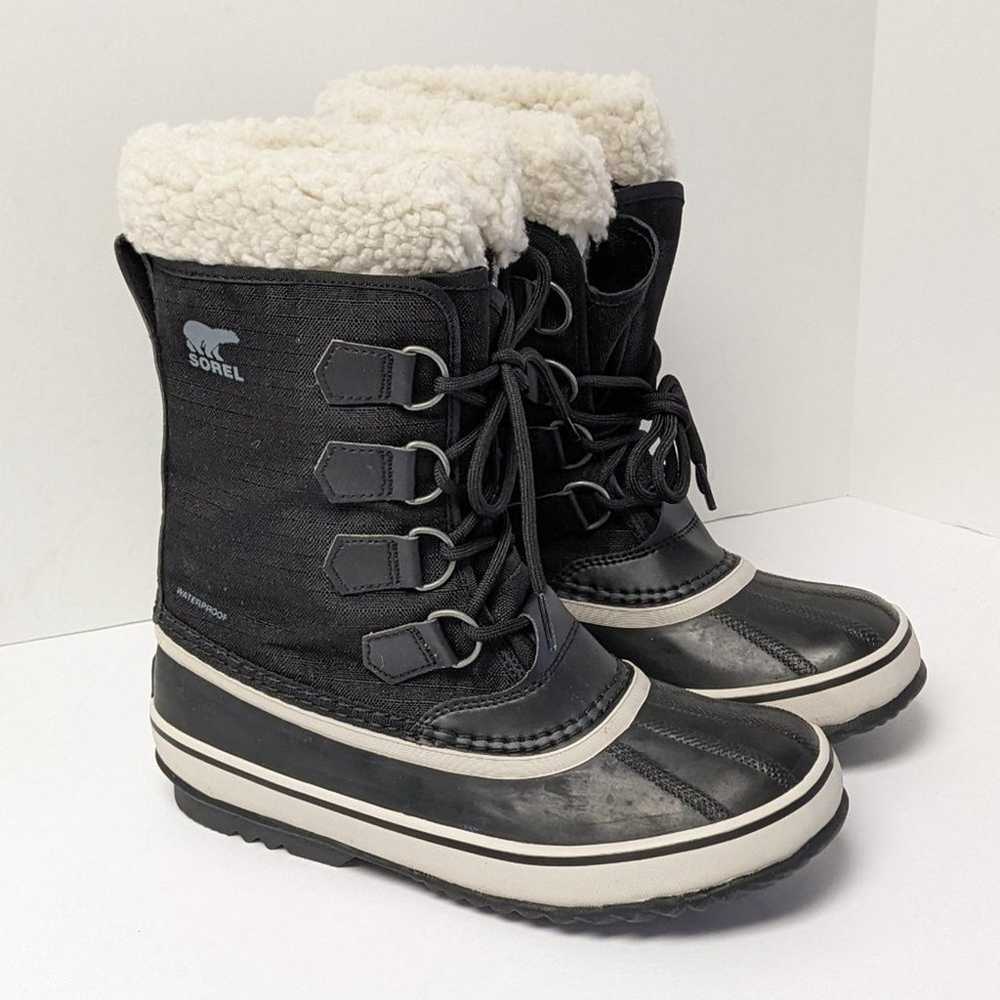 Sorel Winter Carnival Waterproof Snow Boots, Blac… - image 1