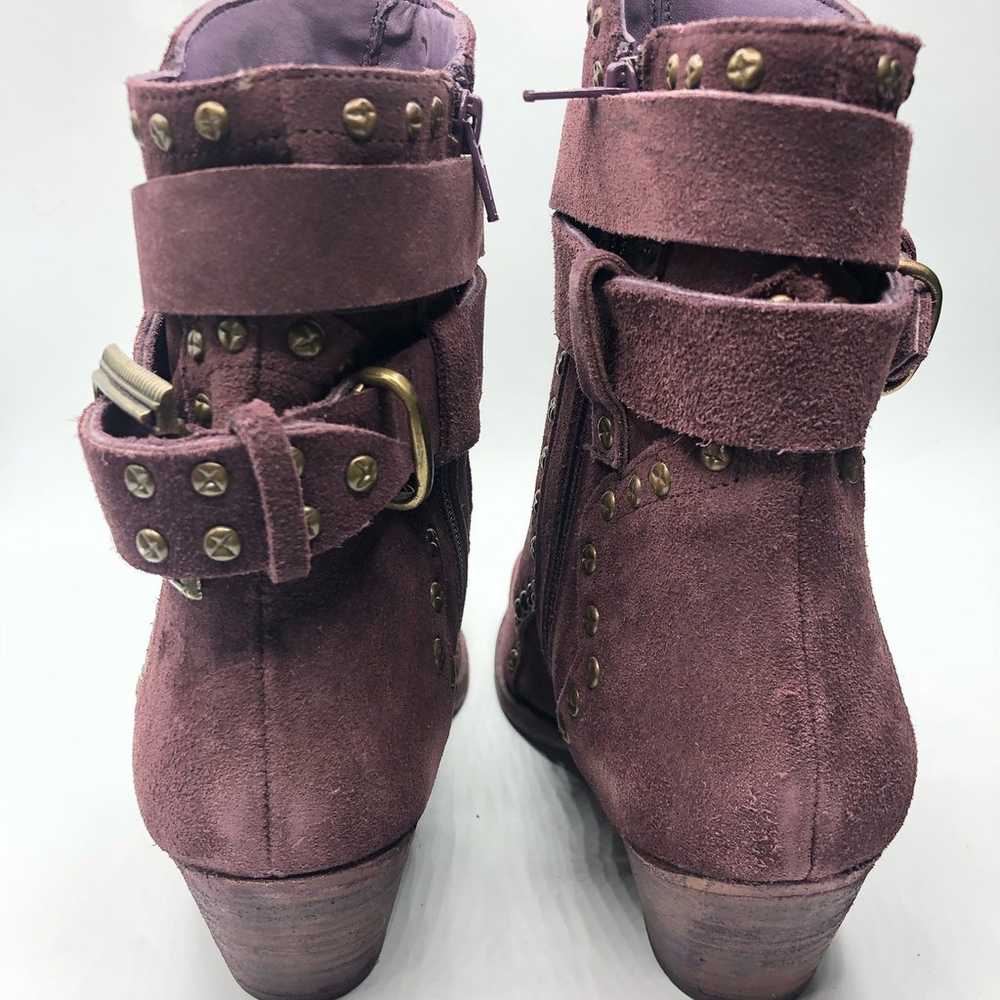 Free People Billy Wine Suede Studded Pointed Toe … - image 11