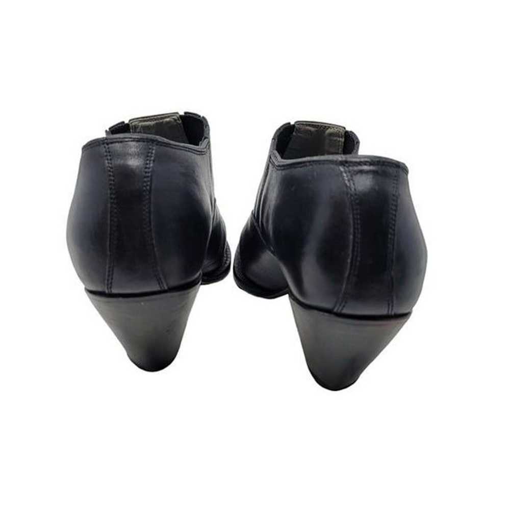Lucchese Charlie 1 Horse Black Ankle Booties Mule… - image 7