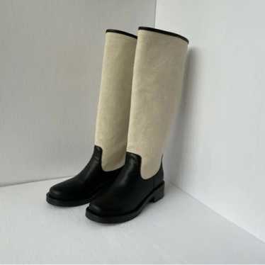 Brand New ZARA Combination Knee High Boots