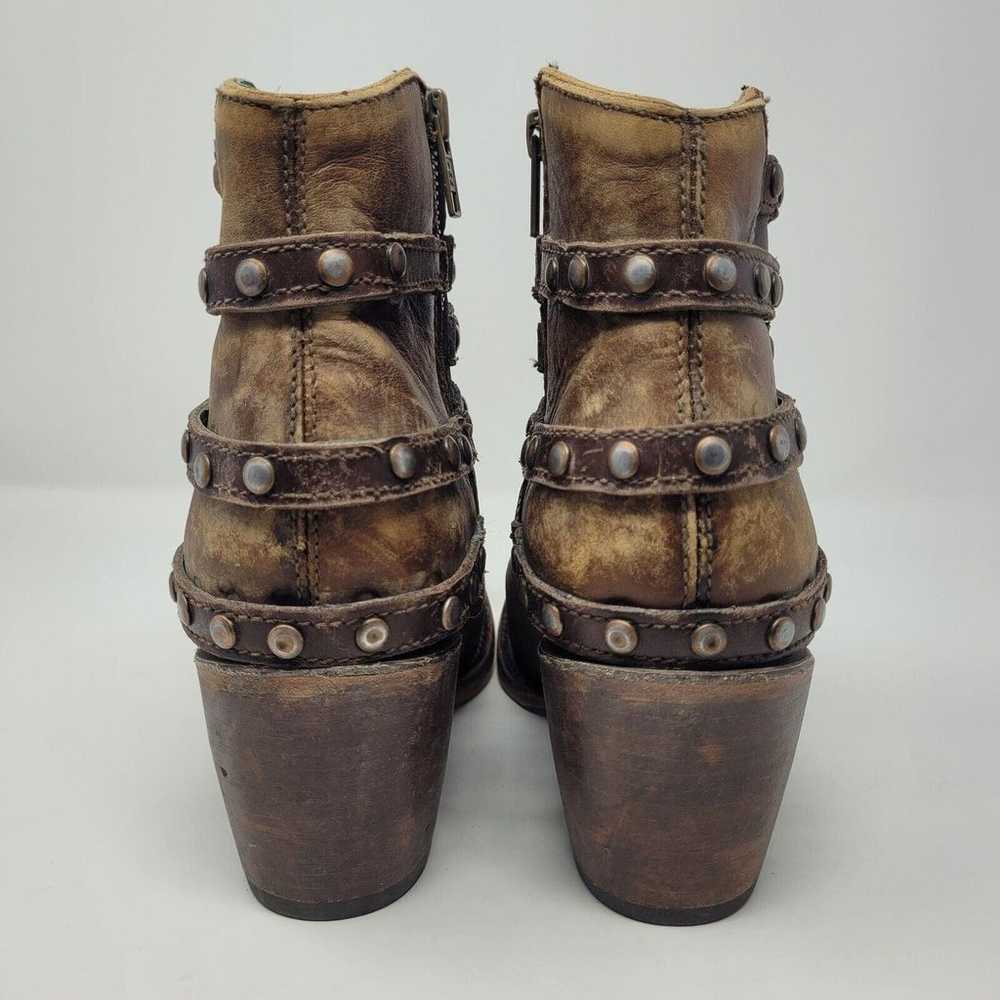 Corral Boots Women 8 Brown Leather Western Straps… - image 4
