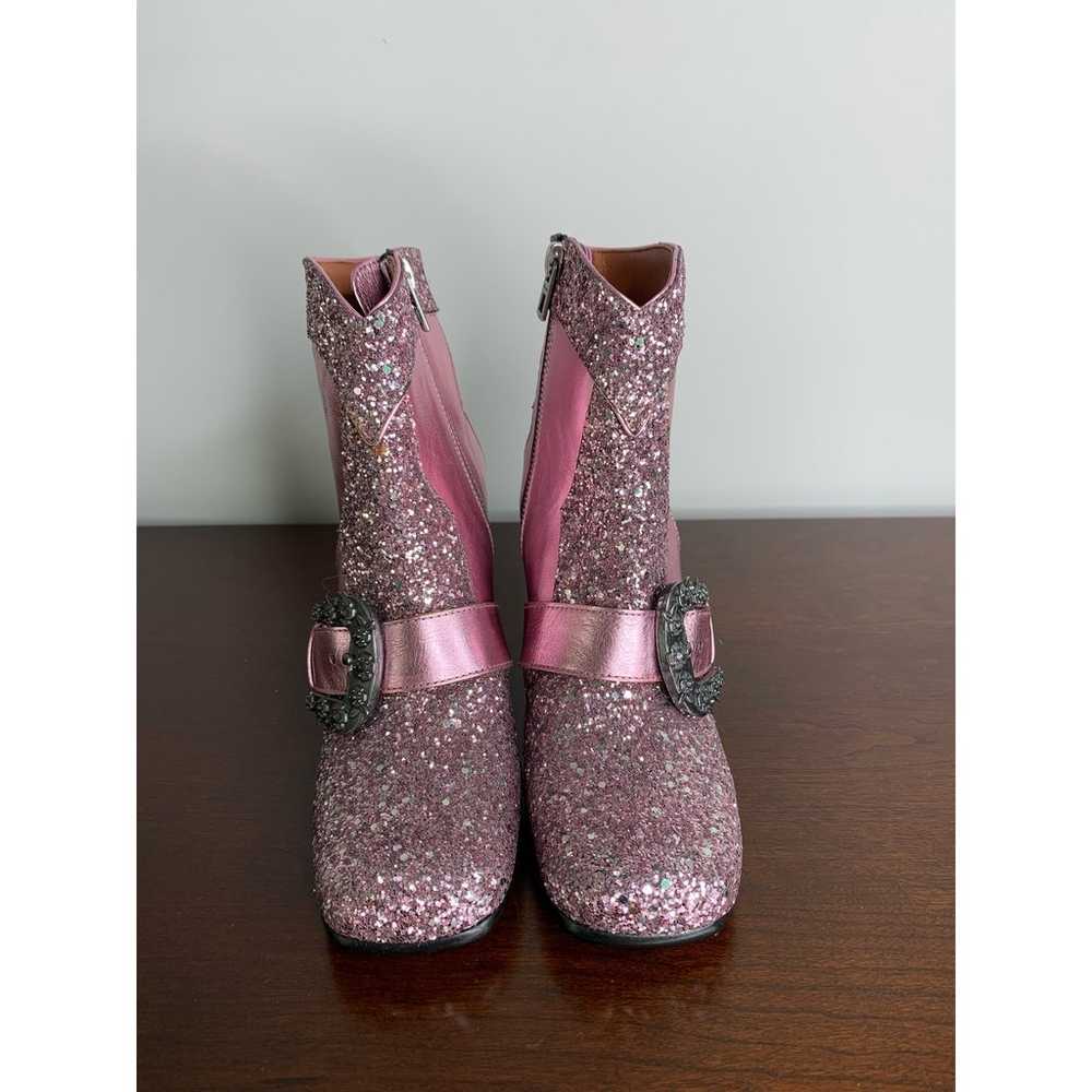 NWOT Coach The Western Bootie Buckle Glitter Ankl… - image 5
