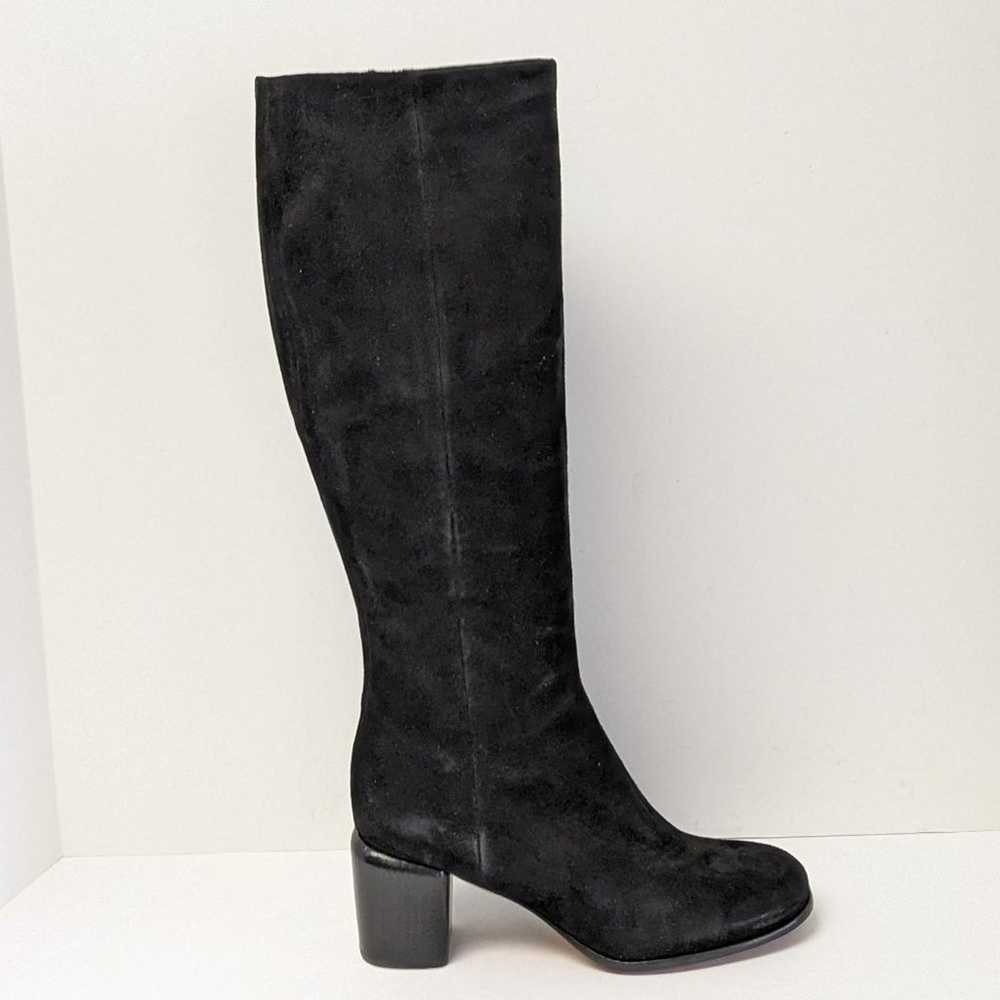 Vince Maggie Tall Knee High Boots, Black Suede, W… - image 2