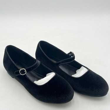 Pazzion Black Round Toe Mary Janes Comfortable Str