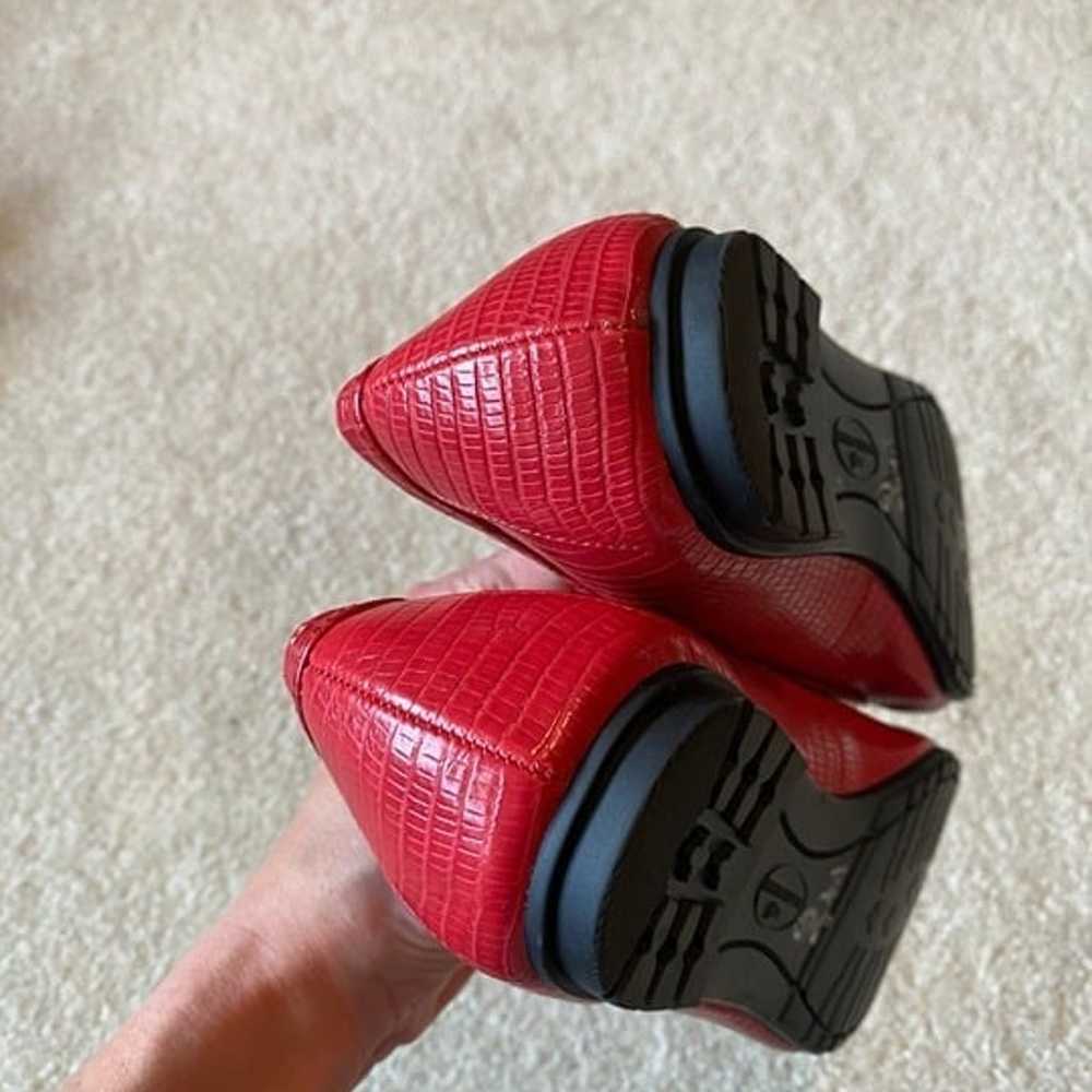 Anne Klein iflex flats Size 7.5 Red women shoes /… - image 3