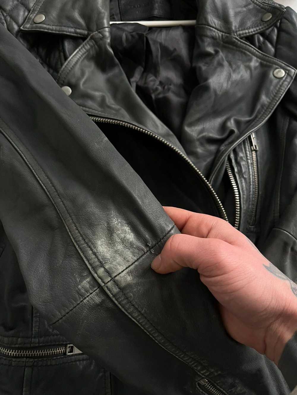 Allsaints × Archival Clothing × Leather Jacket Al… - image 12