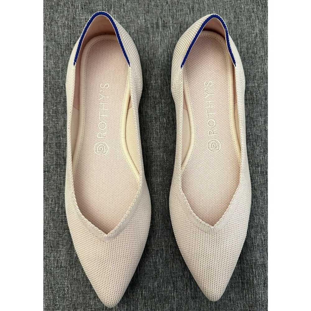 Rothy's The Point Original Blush Pink Flats Size … - image 2