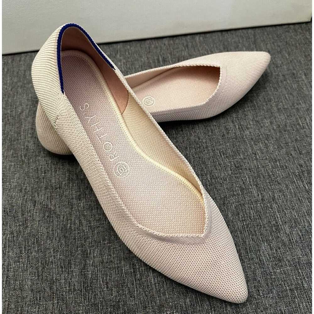 Rothy's The Point Original Blush Pink Flats Size … - image 3