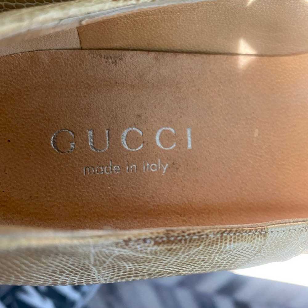 Gucci Leather Upper Former Flats Sz 6.5 - image 5
