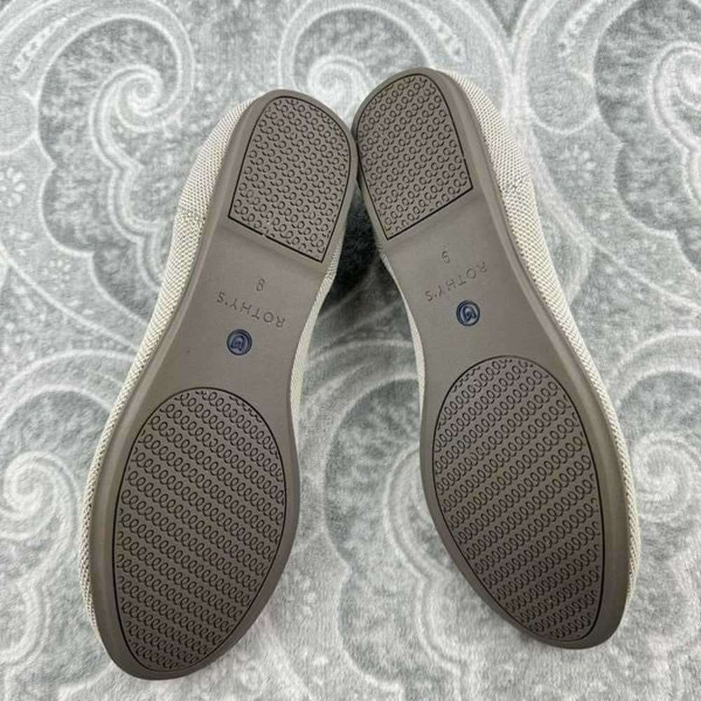 Womens Rothy’s Classic Light Grey Round Toe Balle… - image 4
