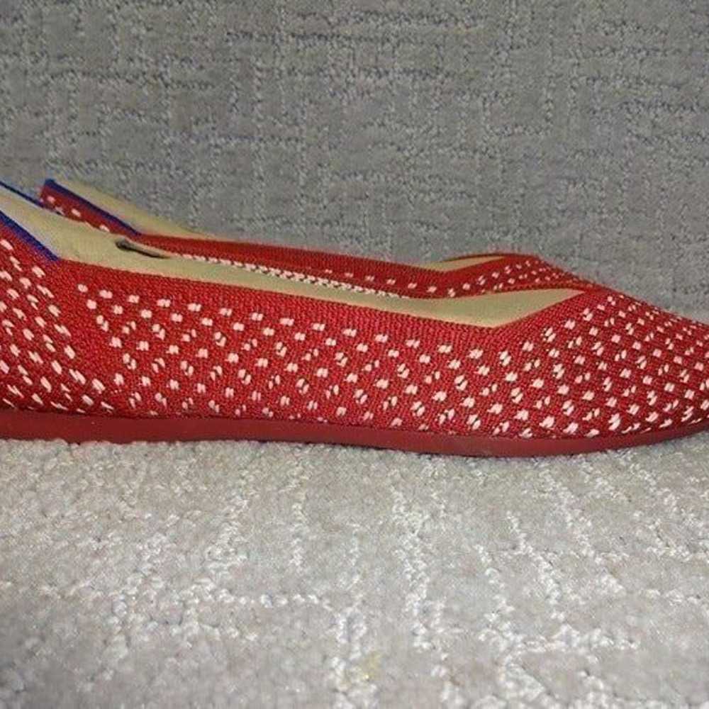Rothys The Point Women's Size 9.5 Red Apple Honey… - image 5