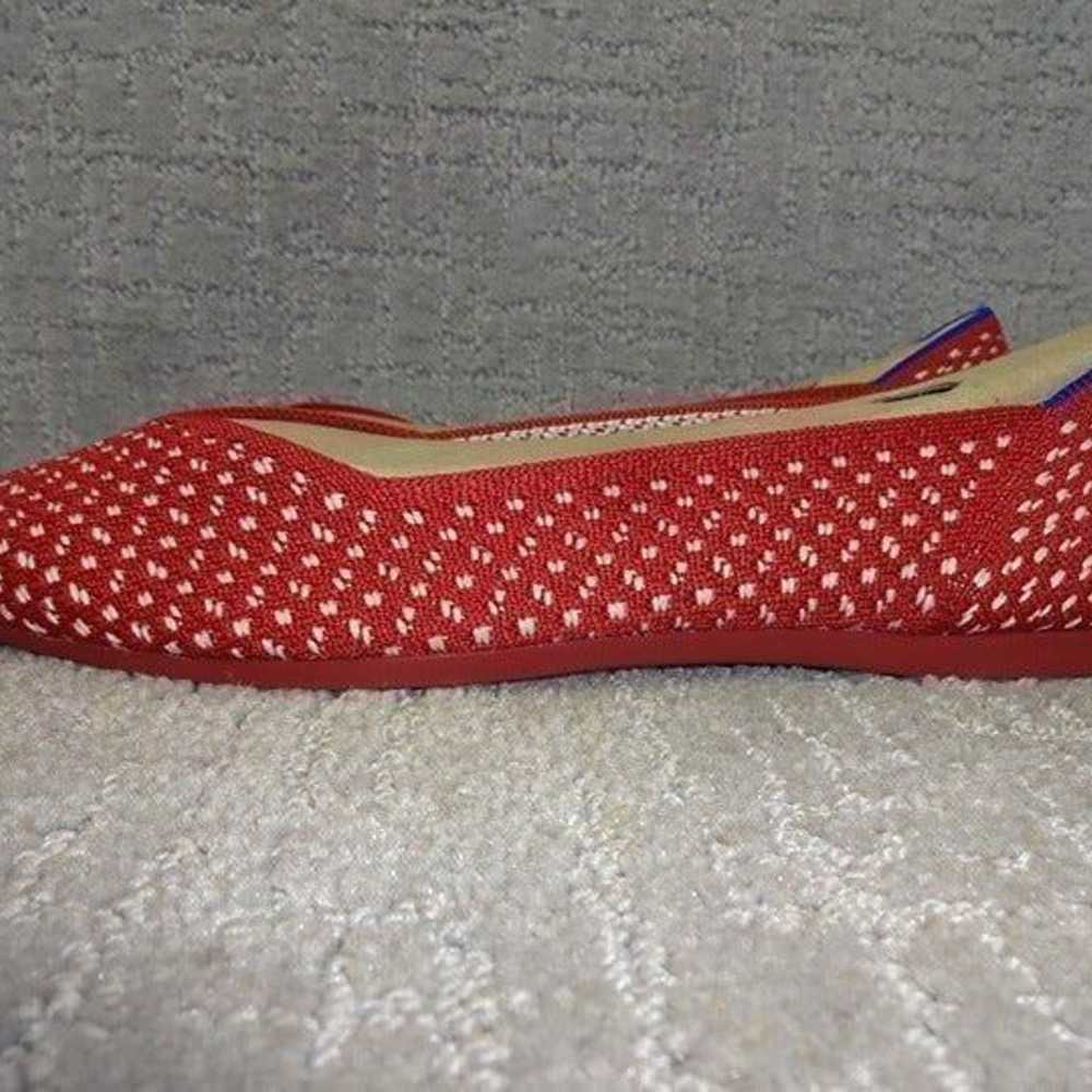 Rothys The Point Women's Size 9.5 Red Apple Honey… - image 6