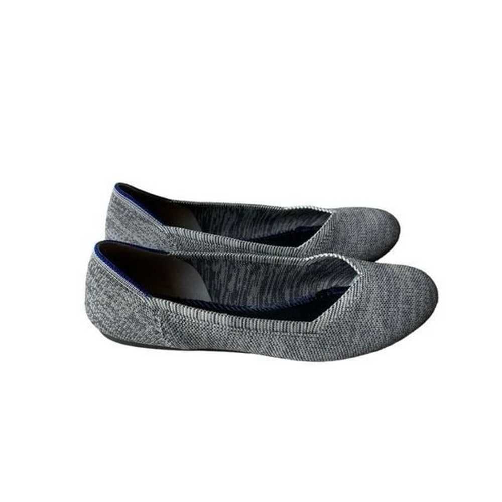 Rothys Round Toe The Flat Speckled Heather Blue H… - image 2
