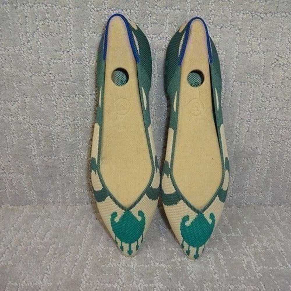 Rothys The Point Women's Size 7.5 Moroccan Green … - image 1