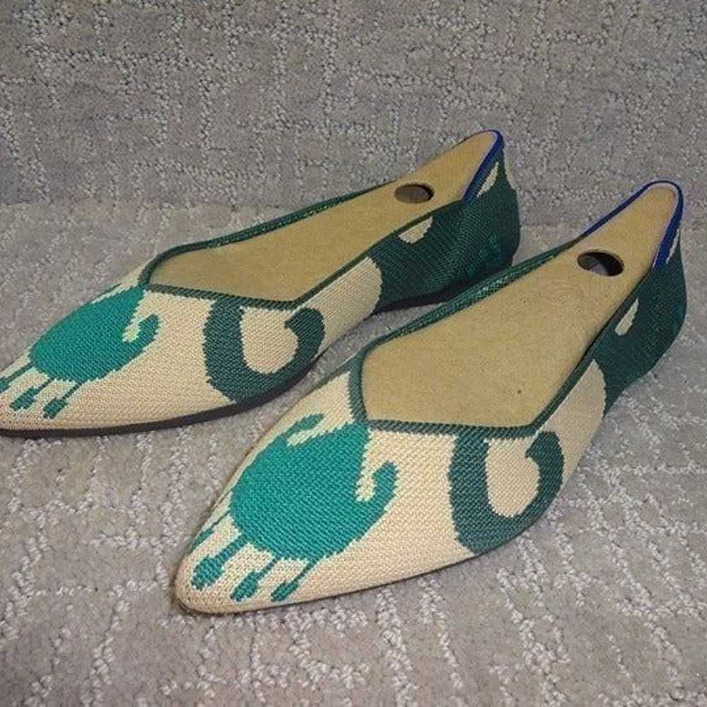 Rothys The Point Women's Size 7.5 Moroccan Green … - image 7