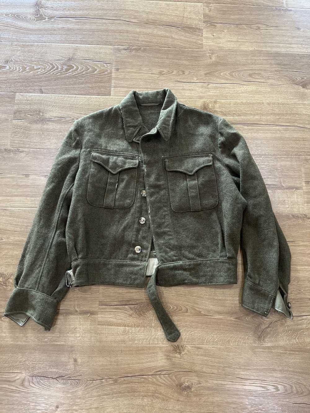 Military × Vintage WWII Wool Ike Jacket - image 1