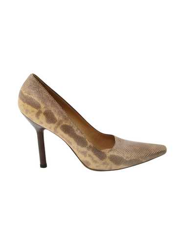 Gucci Exotic Leather Pointed Toe Pumps with Snakes