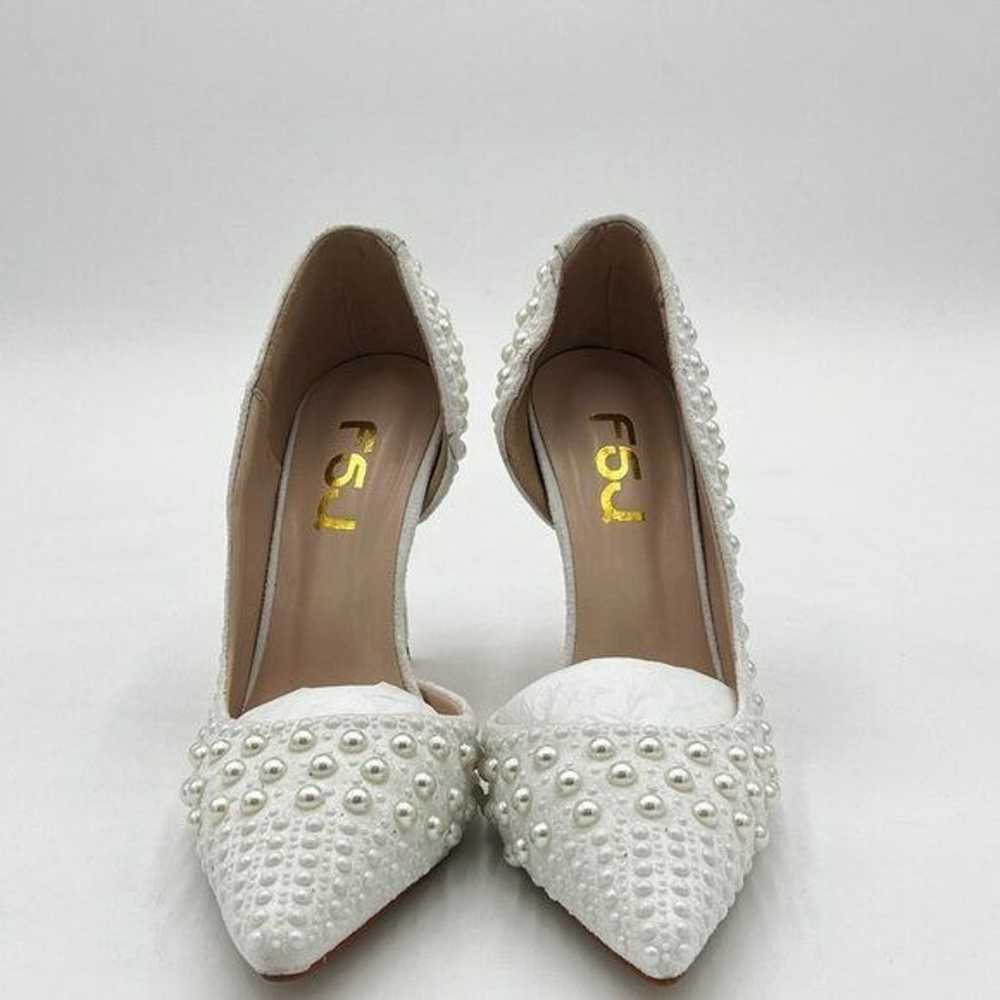 FSJ Women Formal Pointed Toe Dress Shoes D'Orsay … - image 2