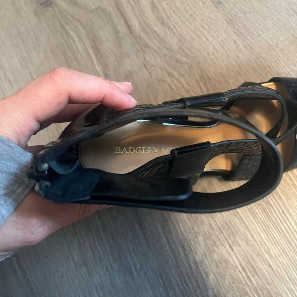 Badgley Mischka designer patent leather heels 7.5… - image 5