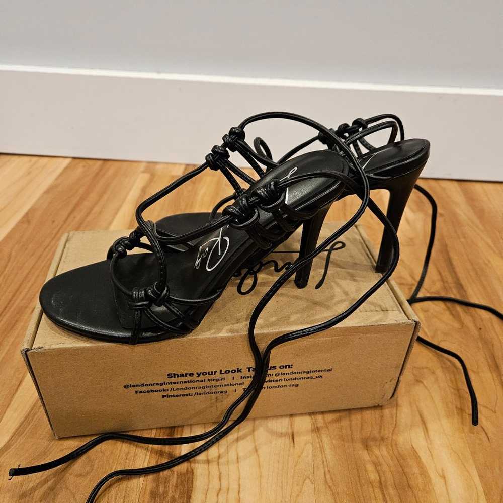 London Rag Trixy black heels size 7 - image 5