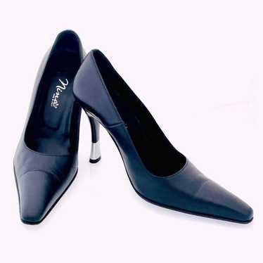 Nina Italy Genuine Leather Stiletto Heels Pumps S… - image 1