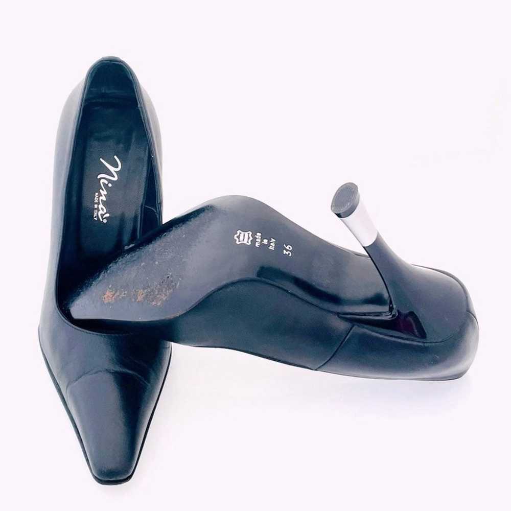 Nina Italy Genuine Leather Stiletto Heels Pumps S… - image 6