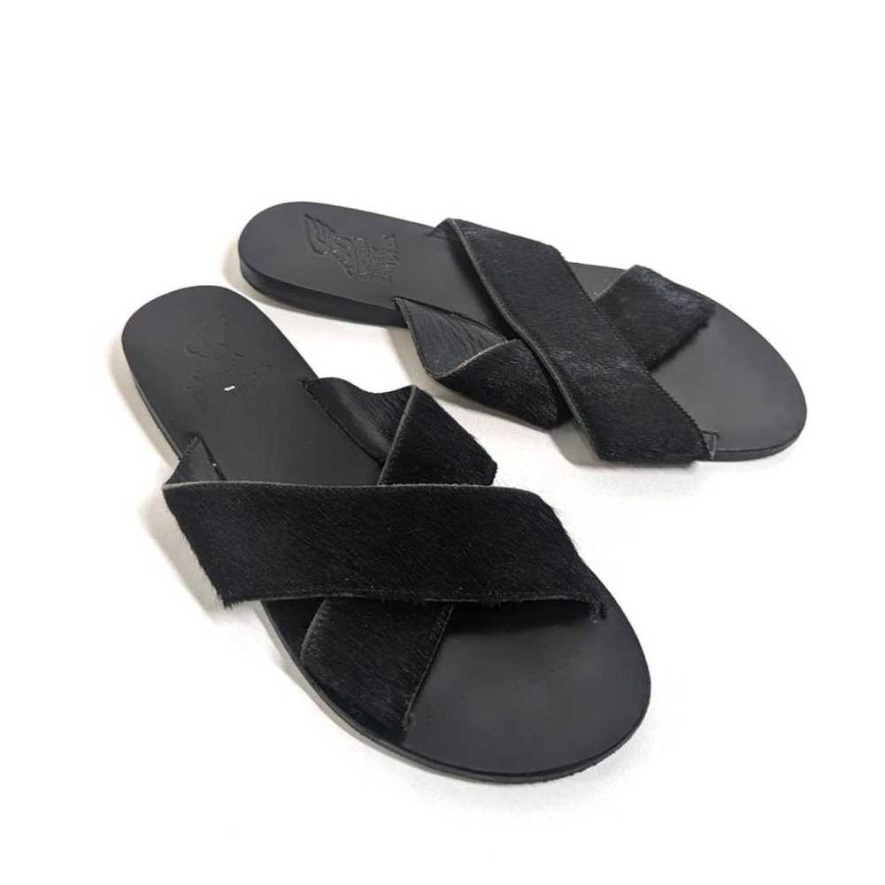 Ancient Greek Sandals Pony-style calfskin mules - image 2