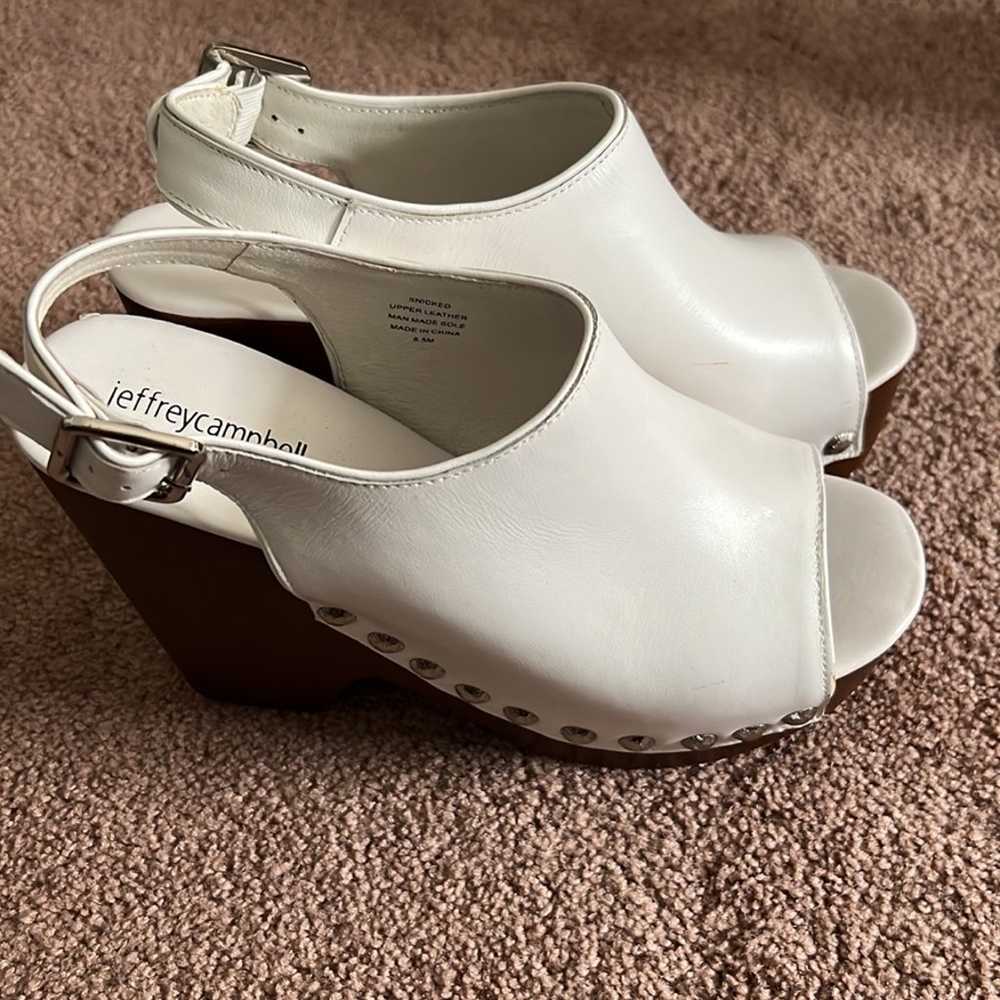 jeffrey campbell platform sandals size 8.5 - image 4
