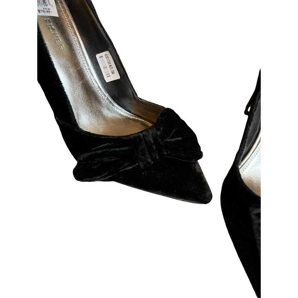 Marc Fisher Omnighta velvet bow dressy heels 8 - image 5