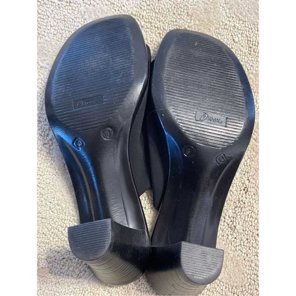 Onex Women’s Black and Silver Studded Sandal Heel… - image 6