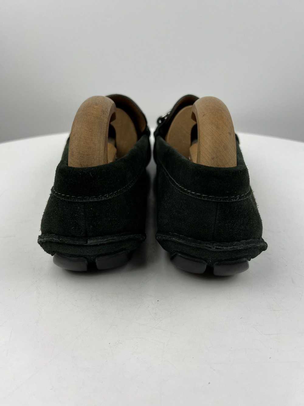 Prada PRADA Logo Suede Mocassins Drivers Loafers - image 11