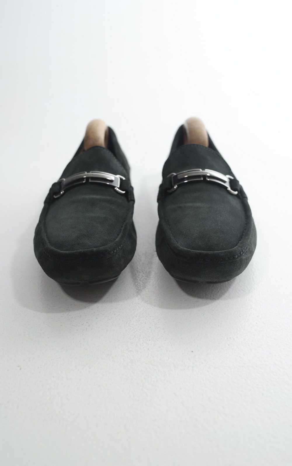 Prada PRADA Logo Suede Mocassins Drivers Loafers - image 4