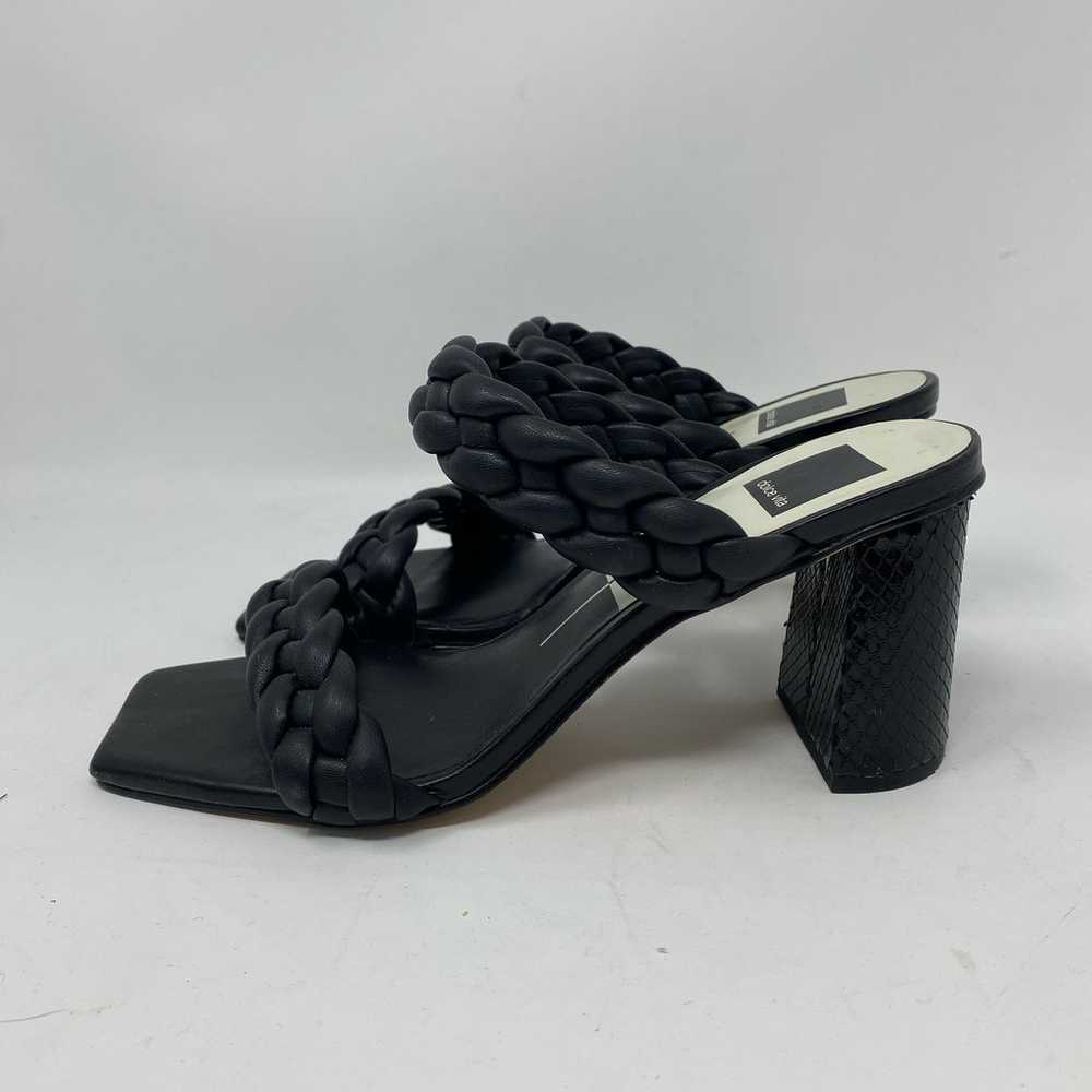 Dolce Vita Paily wide heels braided strappy black… - image 3