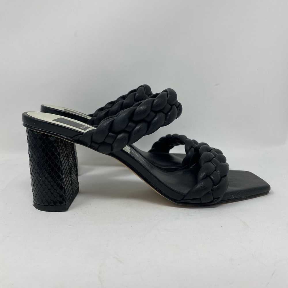 Dolce Vita Paily wide heels braided strappy black… - image 5