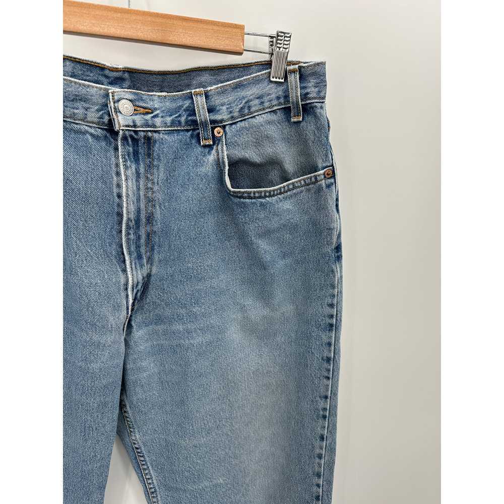 Levi's Jeans Men 40 x 32 Blue 550 Vintage Relaxed… - image 5