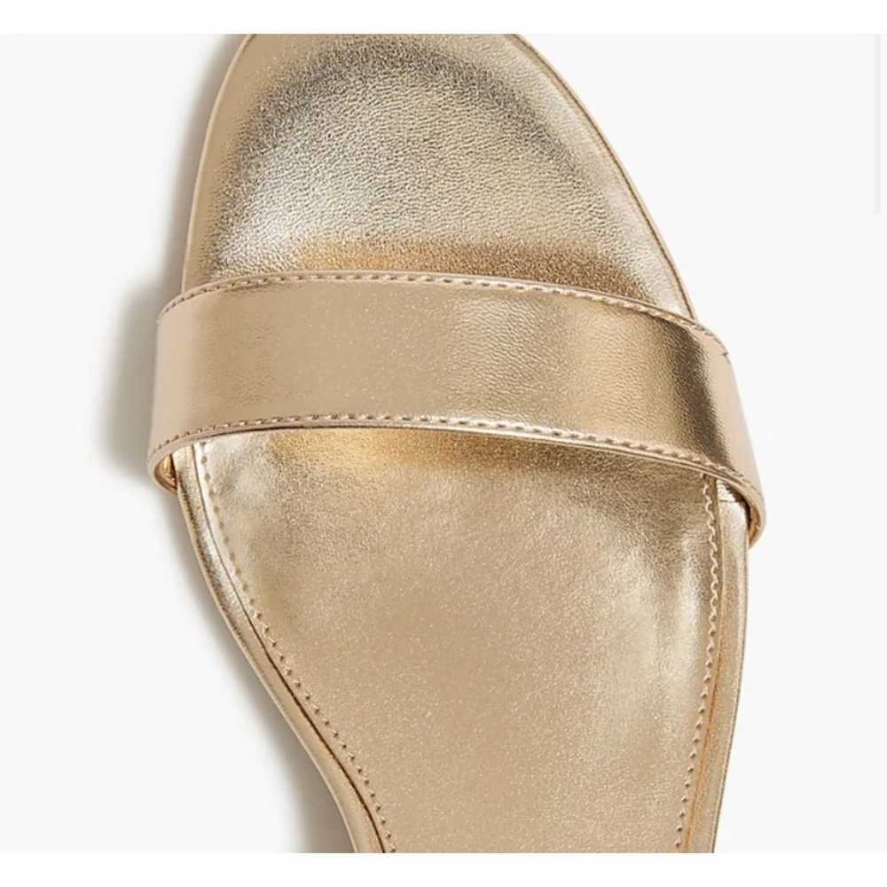 J Crew Strappy Low Heels in Light Gold - image 5