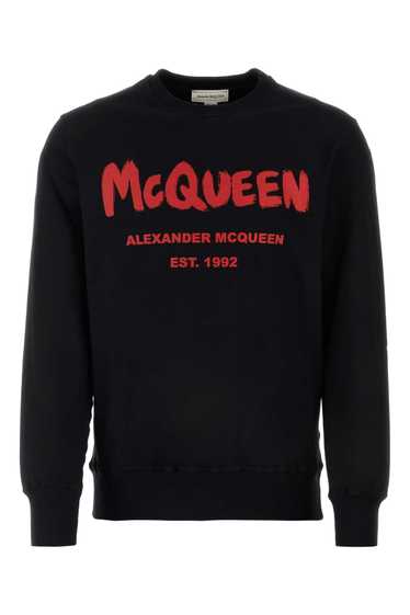 Alexander McQueen Black Cotton Sweatshirt