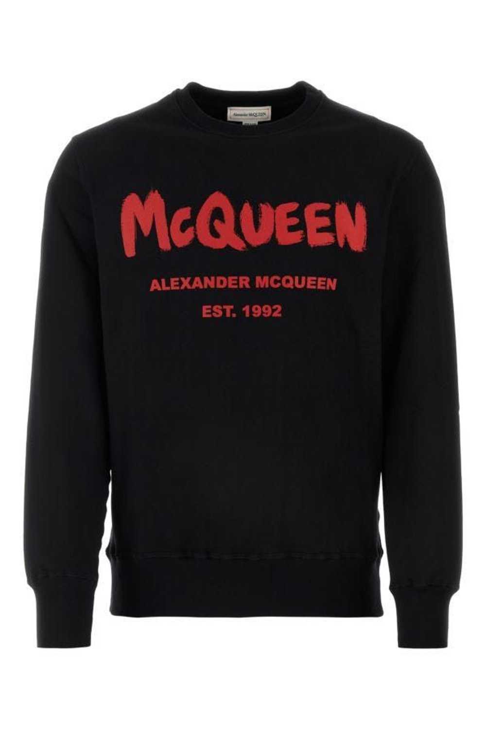Alexander McQueen Black Cotton Sweatshirt - image 3
