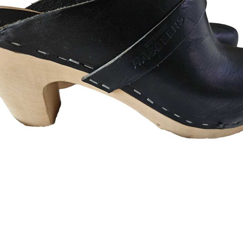 SWEDISH HASBEENS Womens Slip-In Mule/Clog With Wo… - image 4